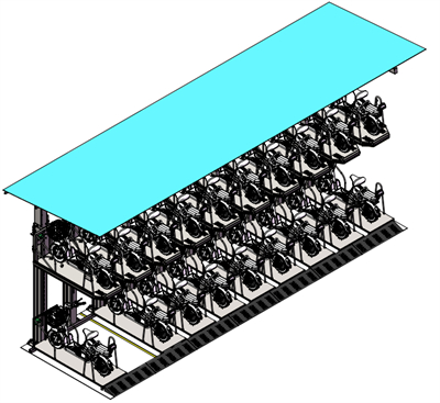 ZHIBO ERA electric bike Three Dimensional Parking Garage